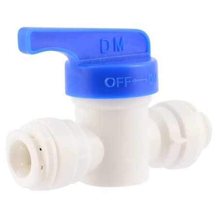 Sharkbite SharkBite 3/8 in. Push-Fit X 3/8 in. Plastic Shut-Off Valve 25438